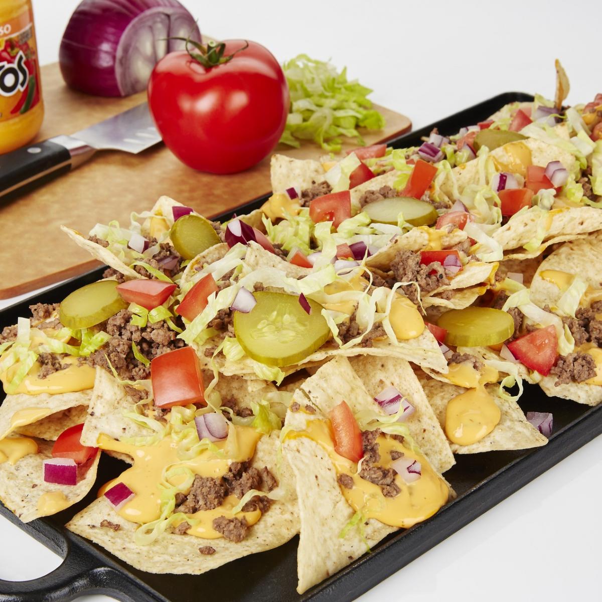 Cheeseburger Nachos