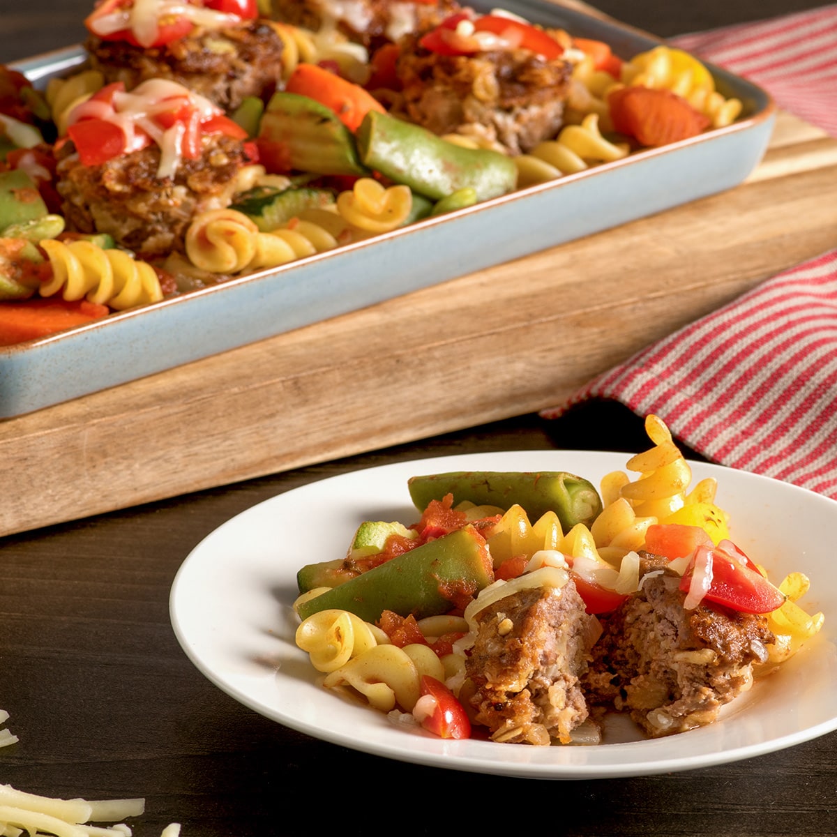 Easy Italian Mini Meatloaf Supper