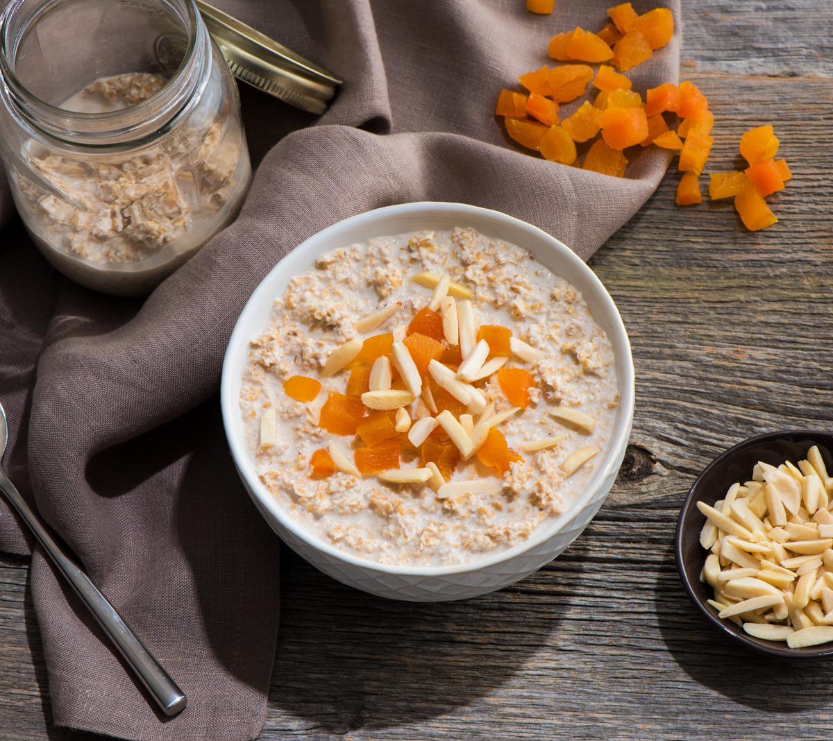 Muesli de gruau à coupe épointée à préparer la veille
