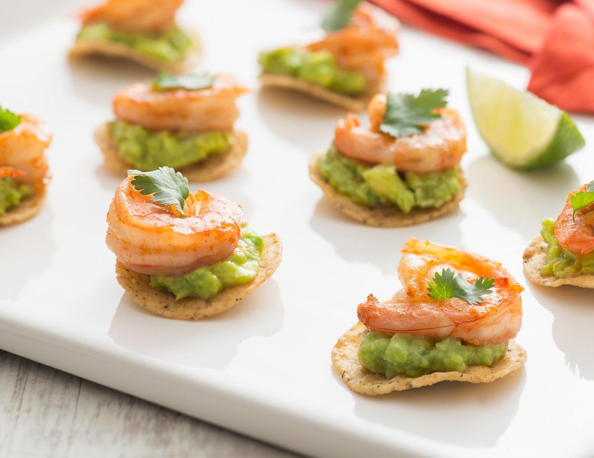 Shrimp Tostada Bites