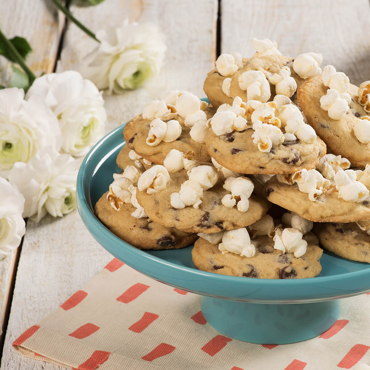 Savoury-Sweet Popcorn Chocolate Chip Cookies