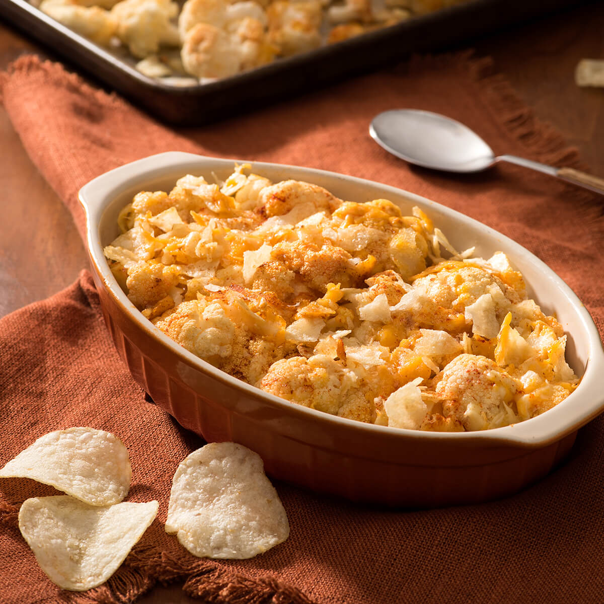 Cheesy Baked Cauliflower