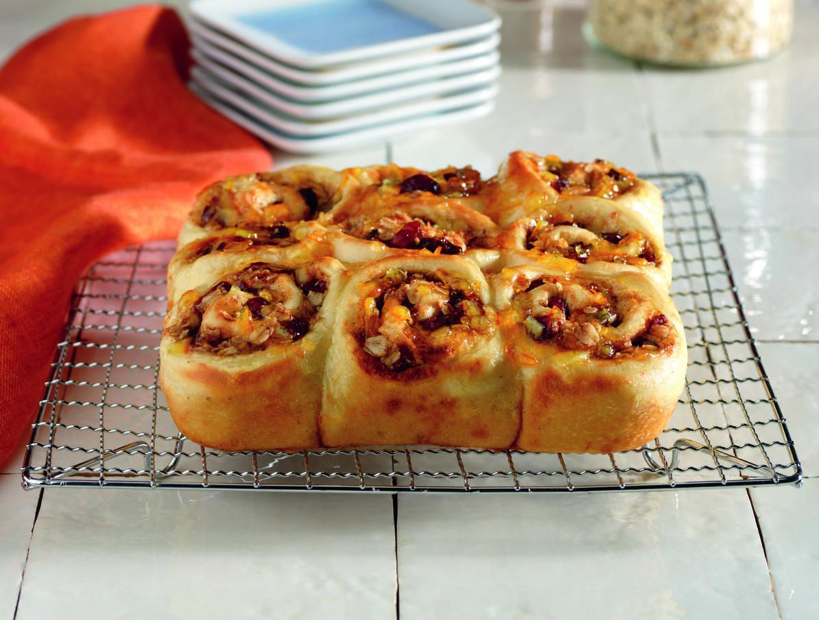 Cinnamon Oat Rolls