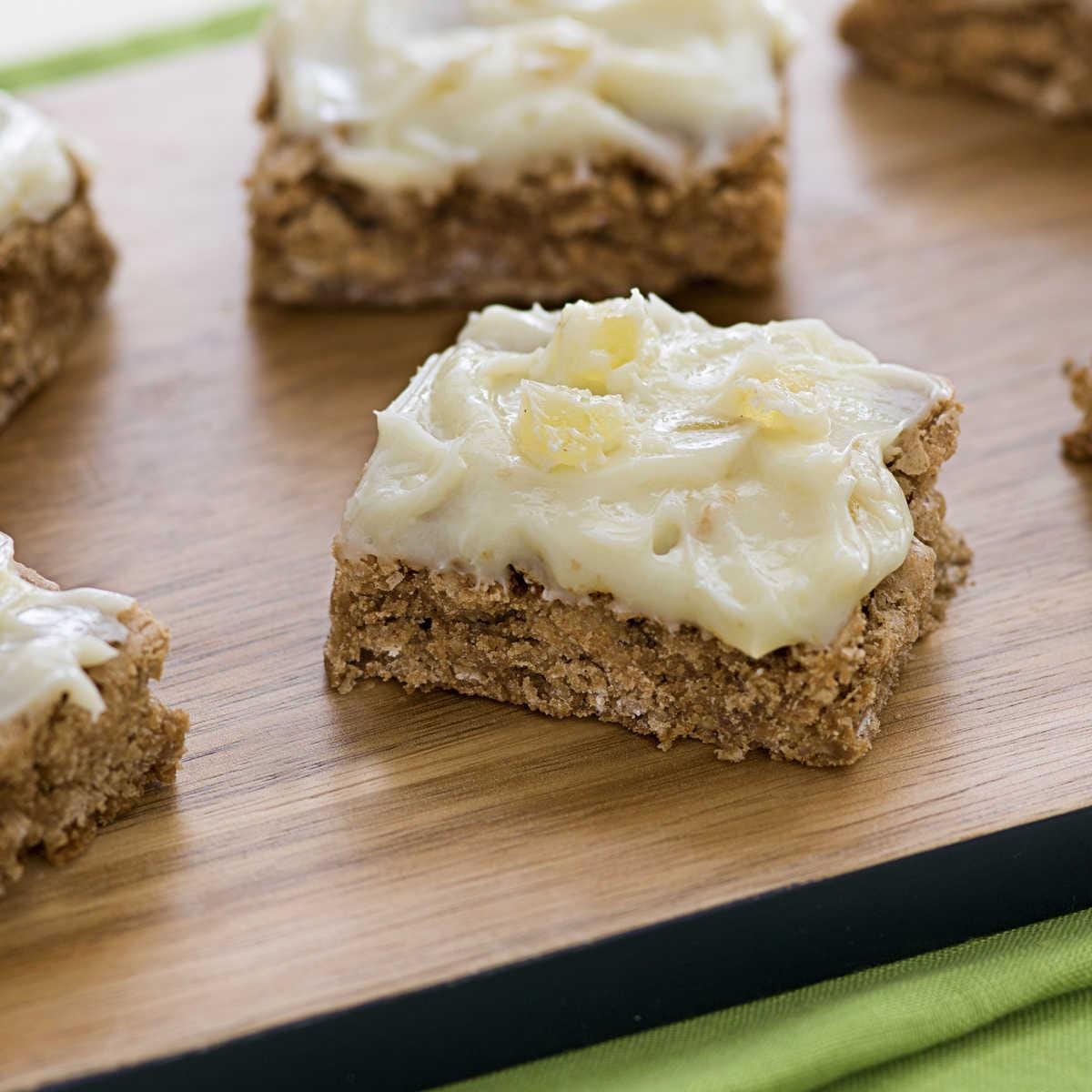 Double Ginger Oat Bars