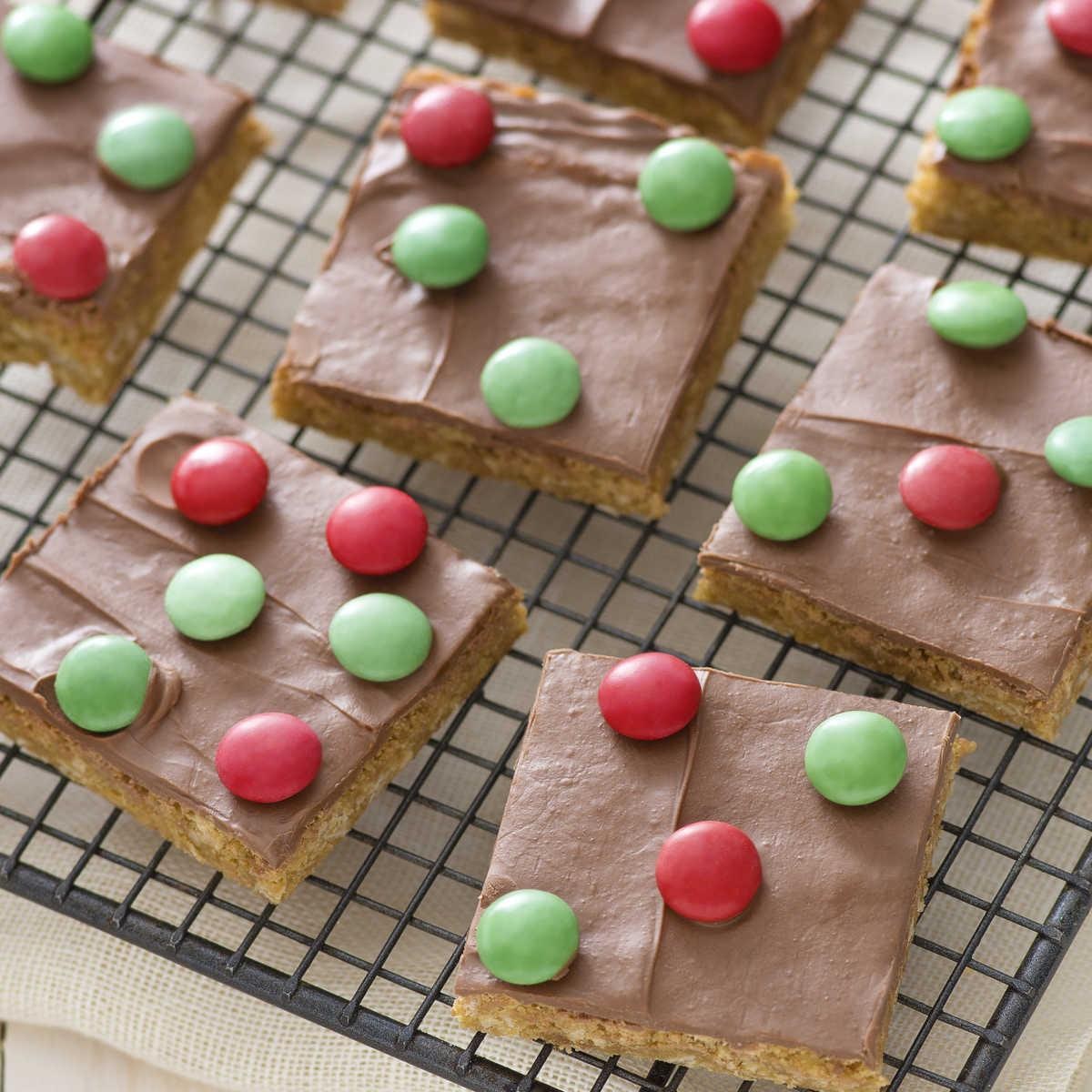 Holiday Polka Dot Bars