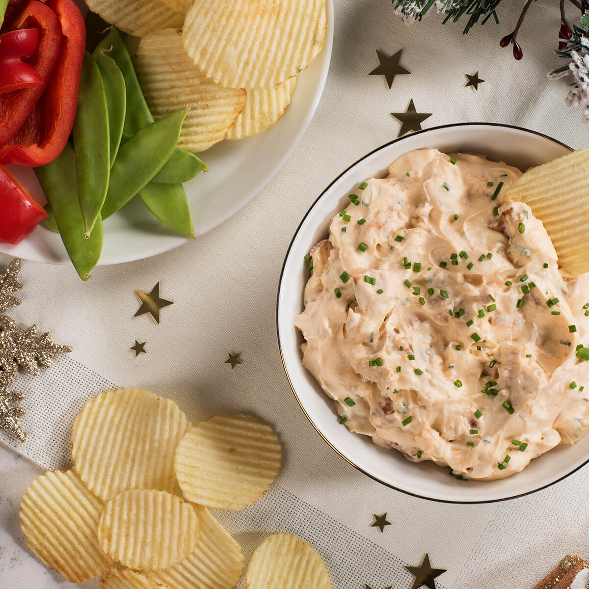 Smoked Bacon, Cheddar and Chive Dip