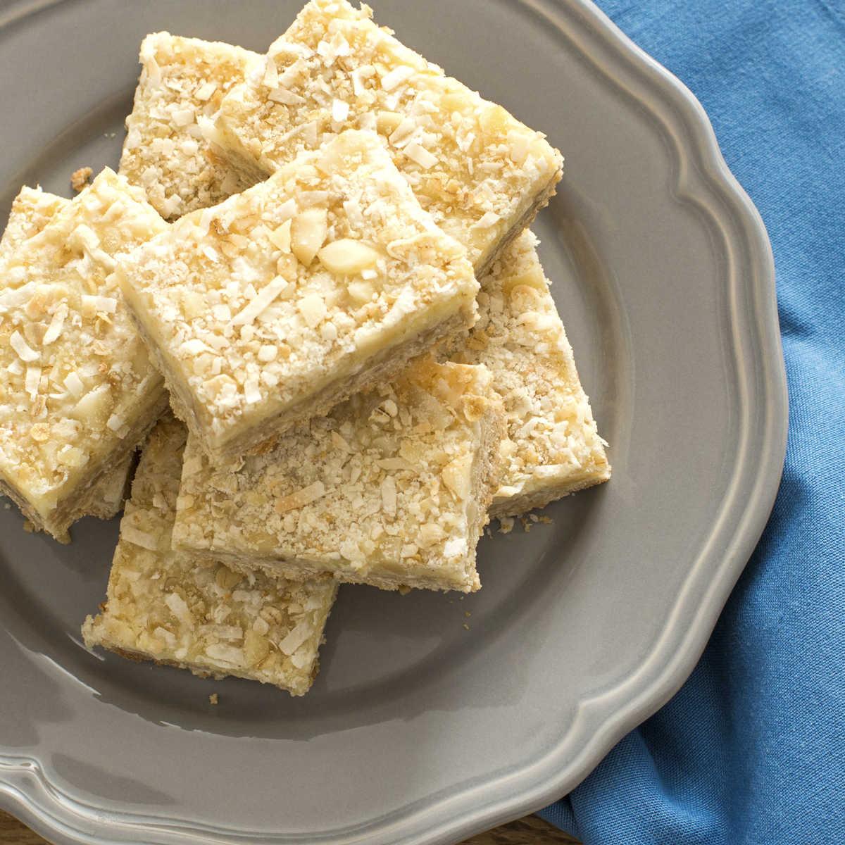 Tropical Lime Oat Bars