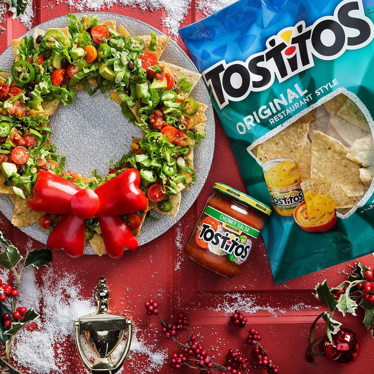 Nachos navideños