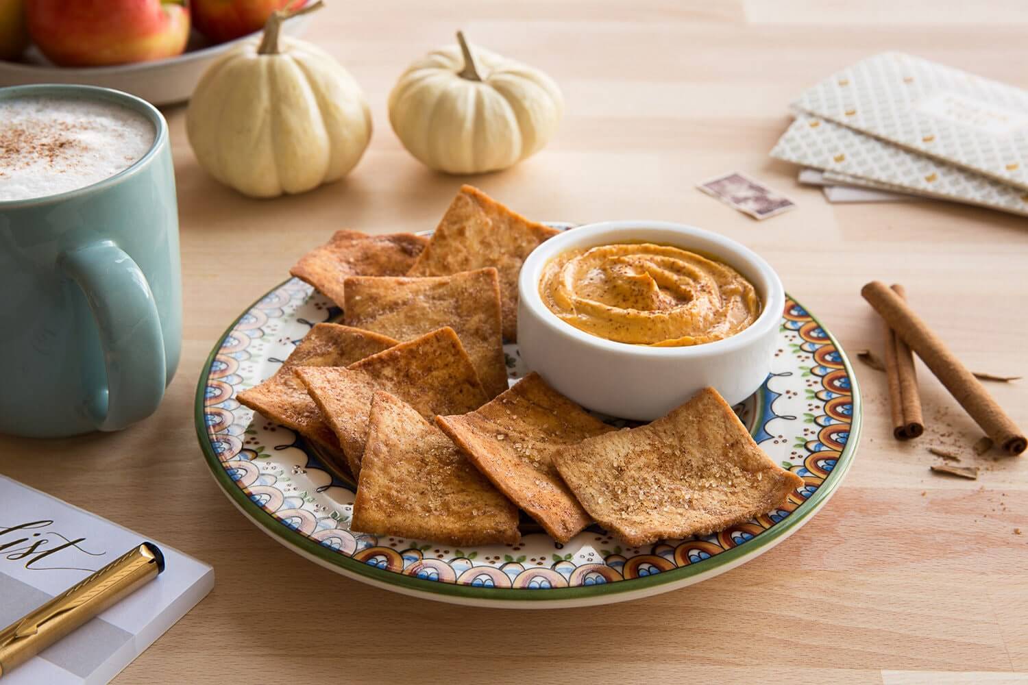 Dip ligero de calabaza