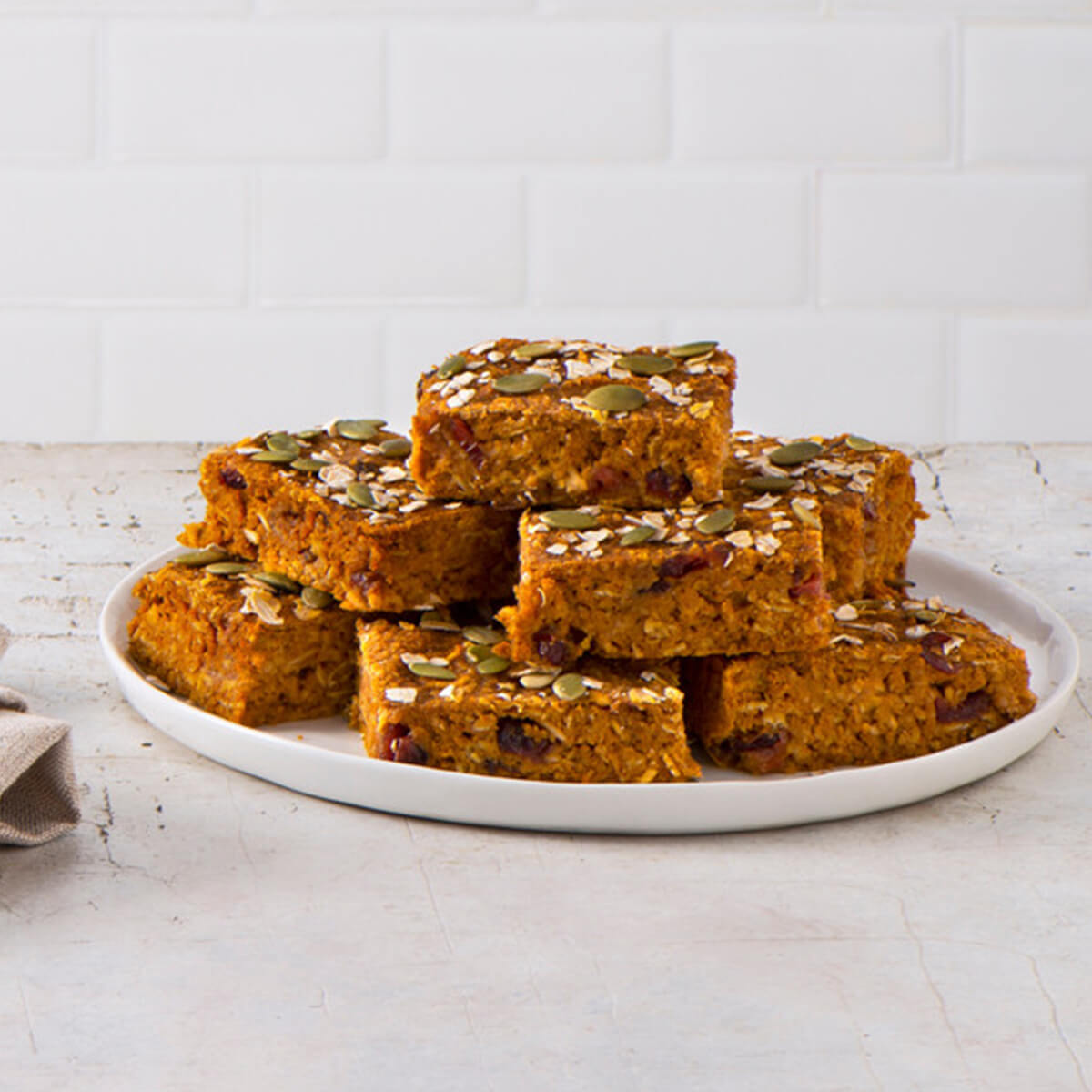 Pumpkin-Cranberry Oat Bars | Tasty Rewards