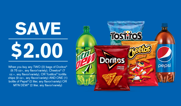<h3>Save on your favorite chips and soda duo!</h3>
