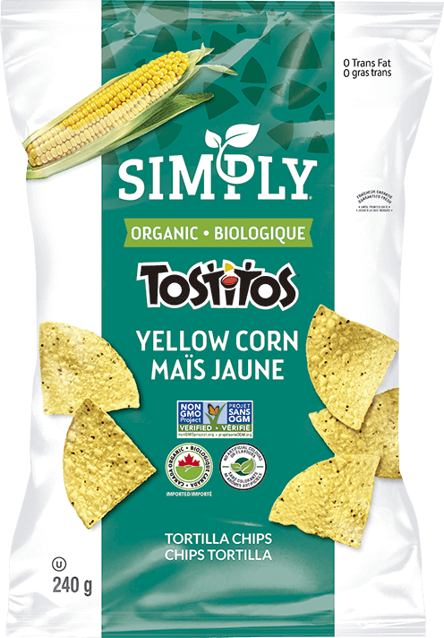 Simply TOSTITOS<sup>®</sup> Yellow Corn Tortilla Chips