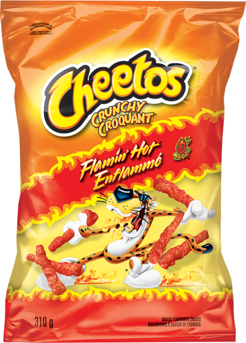 CHEETOS CRUNCHY FLAMIN' HOT Cheese Flavoured Snacks