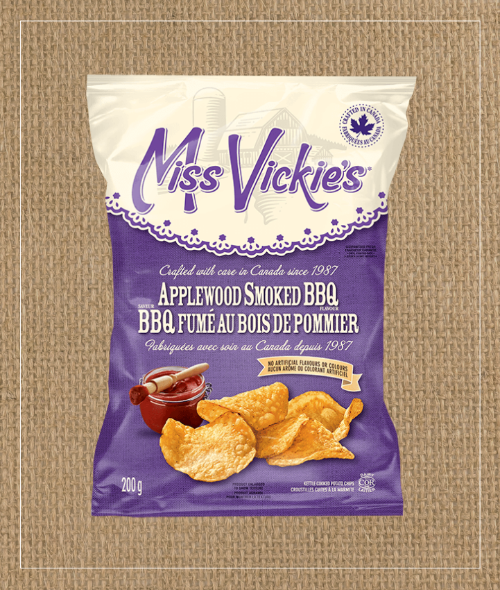 MISS VICKIE’S<sup>®</sup> Applewood Smoked BBQ Kettle Cooked Potato Chips