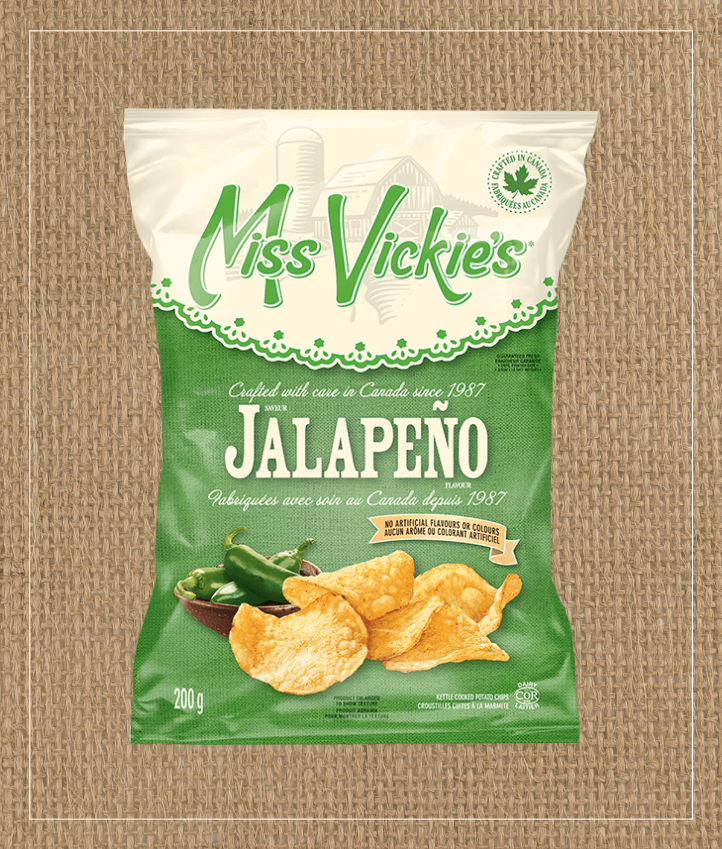 MISS VICKIE’S<sup>®</sup> Jalapeño Kettle Cooked Potato Chips