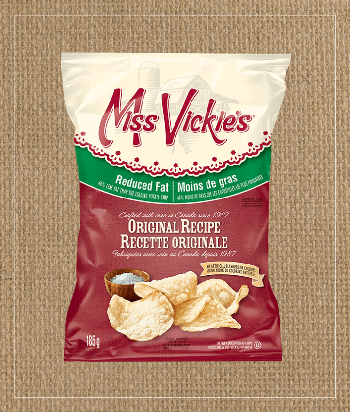 MISS VICKIE’S<sup>®</sup> Reduced Fat Original Recipe Kettle Cooked Potato Chips
