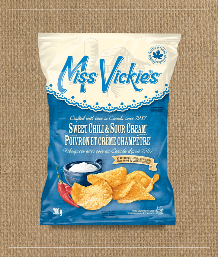 MISS VICKIE’S<sup>®</sup> Sweet Chili & Sour Cream Kettle Cooked Potato Chips
