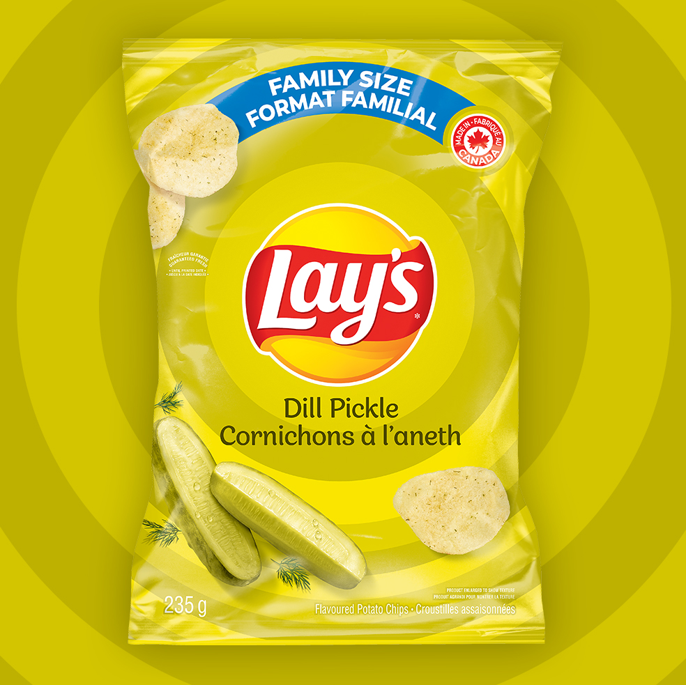LAY'S® Dill Pickle Flavoured Potato Chips