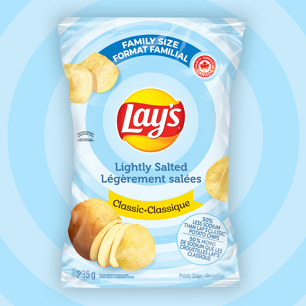 LAY'S CLASSIC Lightly Salted Potato Chips