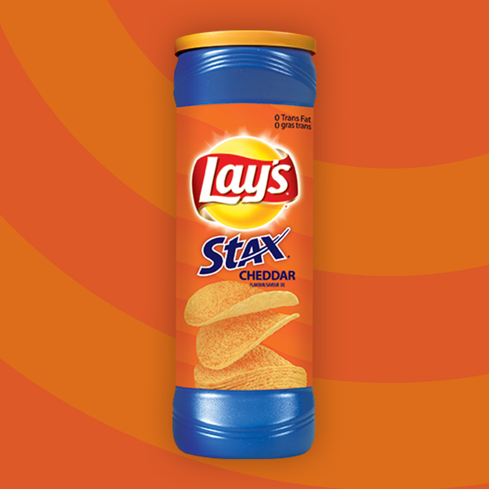 LAY'S STAX<sup>®</sup> Croustilles assaisonnées Cheddar