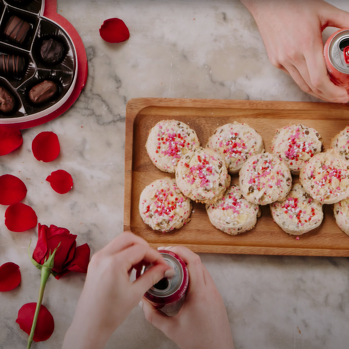 Receta de galletas Lay's<sup>®</sup> para el día de San Valentín