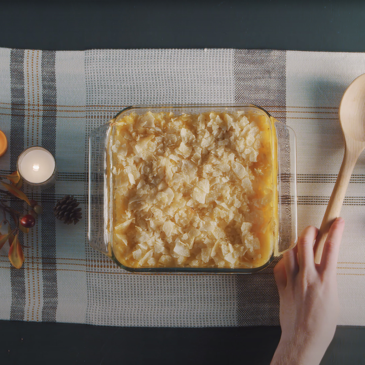 Receta de cazuela Hashbrowns de Acción de Gracias