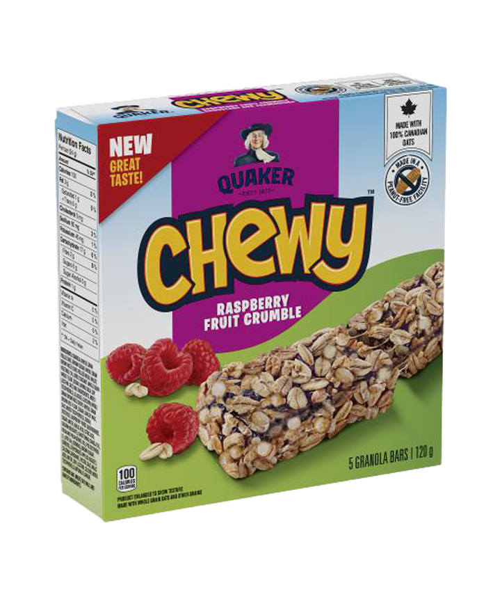 Quaker Chewy<sup>®</sup> Granola Bars - Raspberry Fruit Crumble
