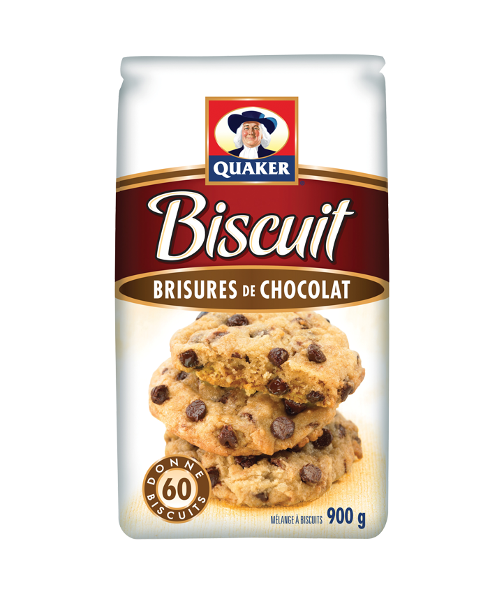 Quaker<sup>®</sup> Mélange à biscuits Avoine et brisures de chocolat
