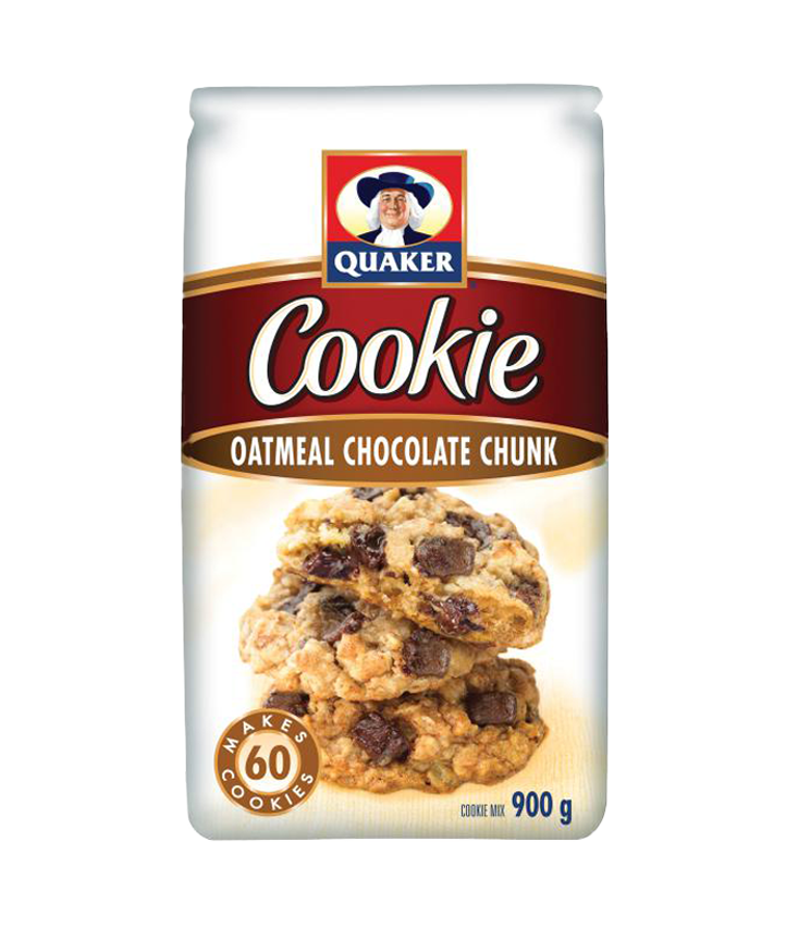 Quaker<sup>®</sup> Oatmeal Chocolate Chunk Cookie Mix