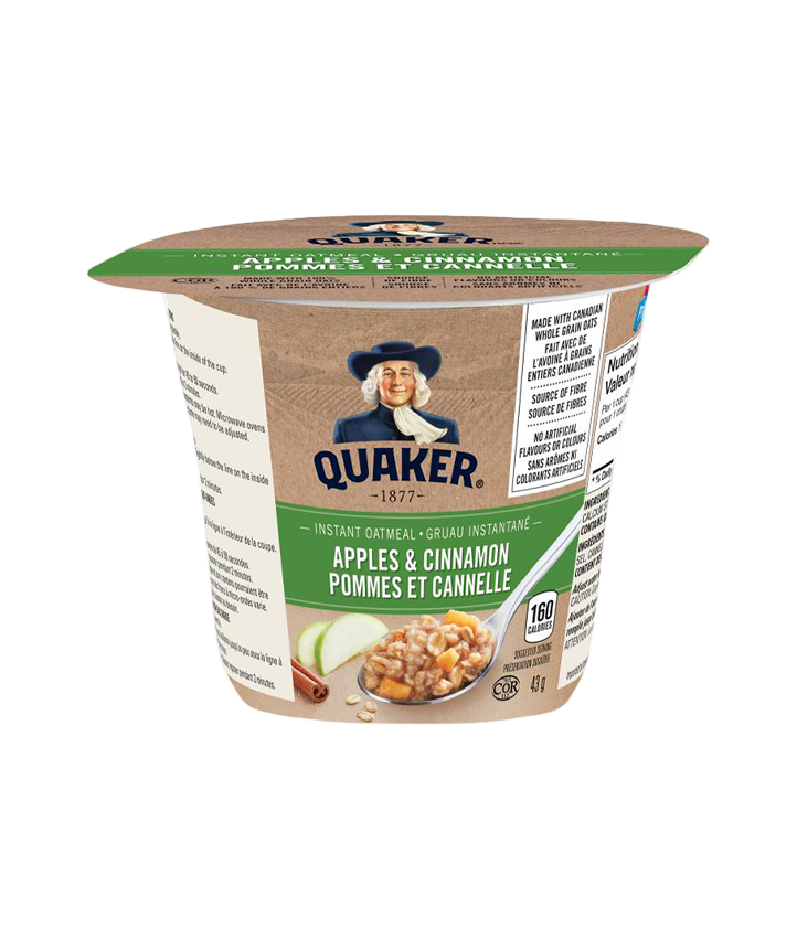 Coupe de gruau instantané Quaker<sup>®</sup> – Pommes et cannelle