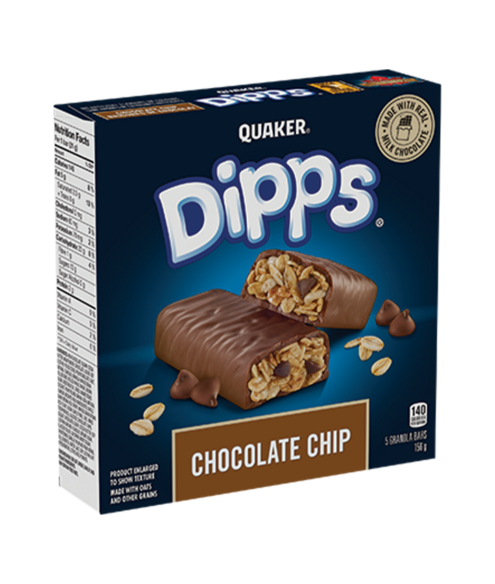 Quaker<sup>®</sup> Dipps<sup>®</sup> Granola Bars – Chocolate Chip