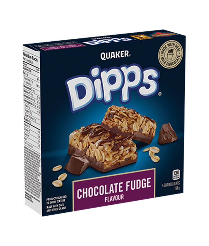 Quaker<sup>®</sup> Dipps<sup>®</sup> Granola Bars – Chocolate Fudge Flavour