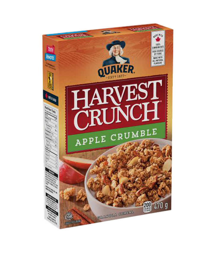 Quaker<sup>®</sup> Harvest Crunch<sup>®</sup> Apple Crumble Cereal