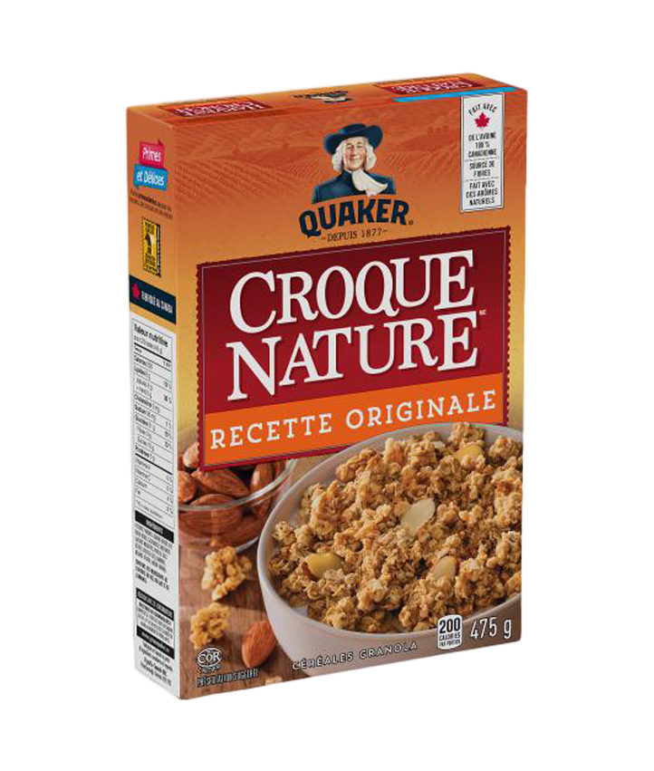 Quaker<sup>®</sup> Céréales Croque Nature<sup>MC</sup> Recette originale