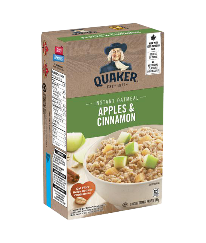 Gruau instantané Quaker<sup>®</sup> – Pommes et cannelle