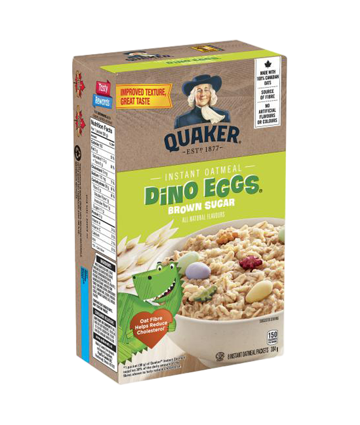Quaker<sup>®</sup> Dino Eggs<sup>®</sup> Instant Oatmeal