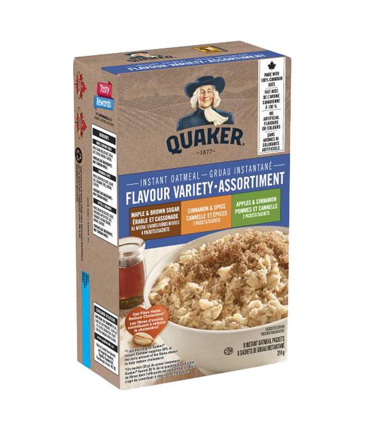 Quaker Instant Oatmeal Maple Brown