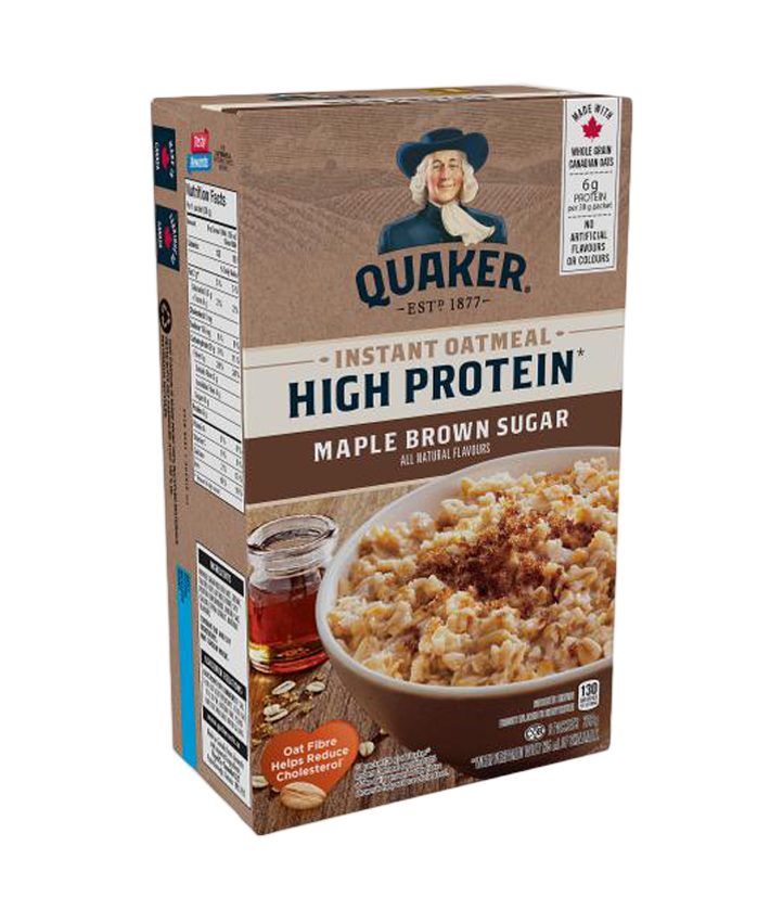 Quaker High Protein Maple Brown Sugar