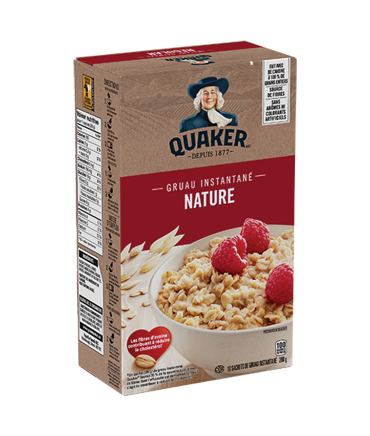 Gruau instantané Quaker<sup>®</sup> – Nature