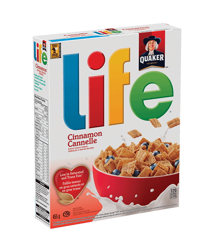 Quaker<sup>®</sup> Céréales Life<sup>®</sup> Cannelle