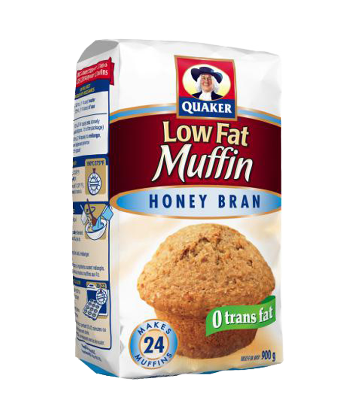 Quaker<sup>®</sup> Honey Bran Low-Fat Muffin Mix