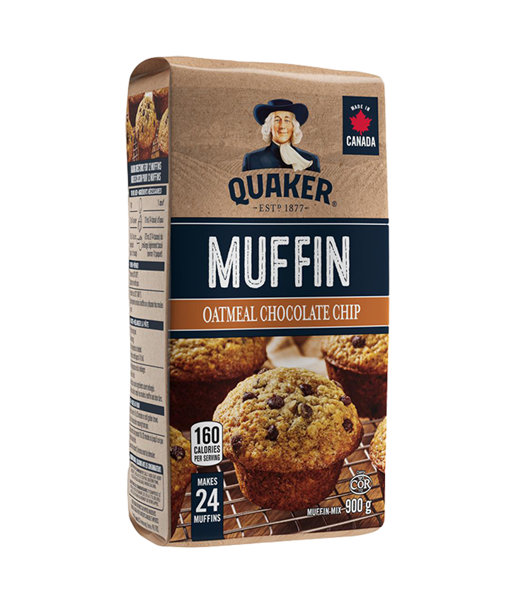 Quaker<sup>®</sup> Mélange à muffins Avoine et brisures de chocolat