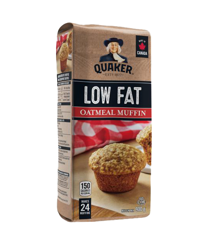 Quaker<sup>®</sup> Mélange à muffins faible en gras Avoine