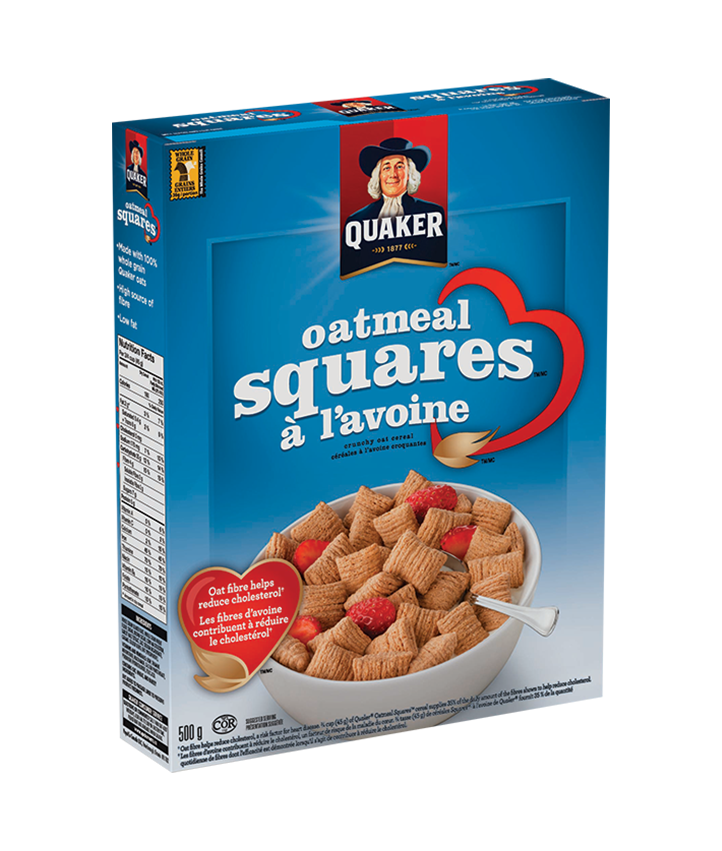 Quaker<sup>®</sup> Oatmeal Squares Cereal