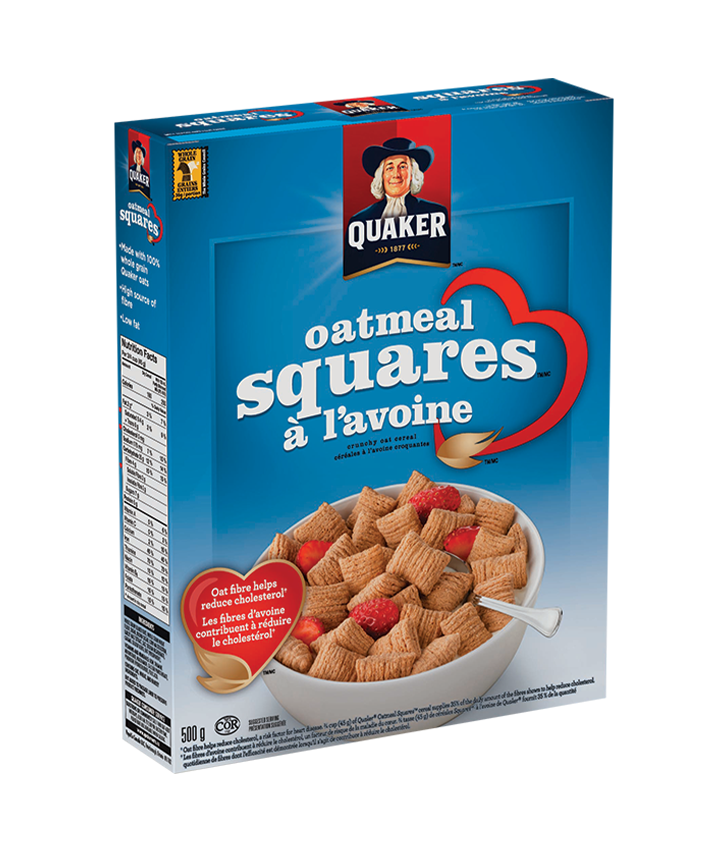 Quaker<sup>®</sup> Céréales Squares à l'avoine