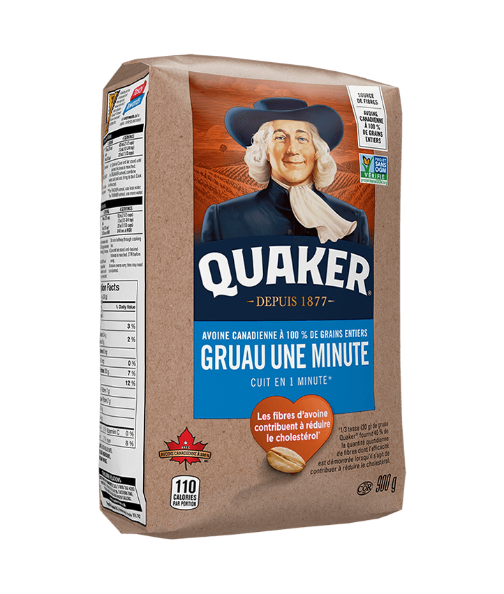 Gruau Quaker<sup>®</sup> Une minute