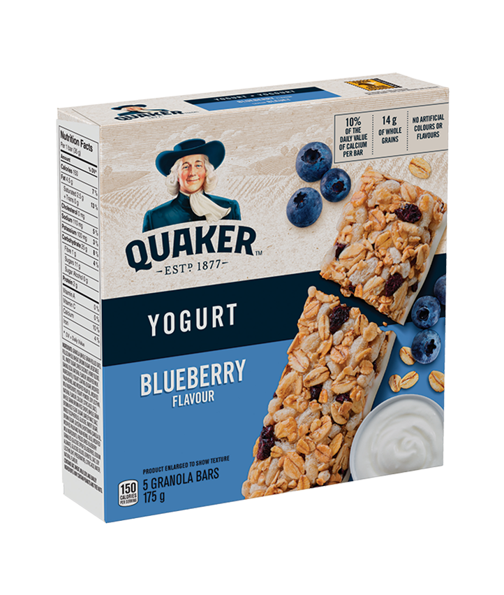 Quaker<sup>®</sup> Barres tendres Yogourt Bleuet
