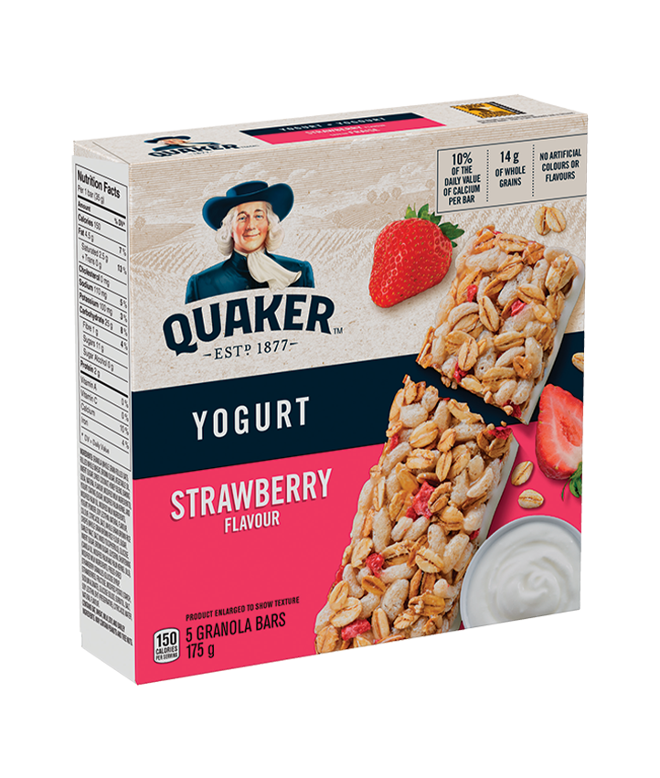 Quaker<sup>®</sup> Yogurt Strawberry Granola Bars