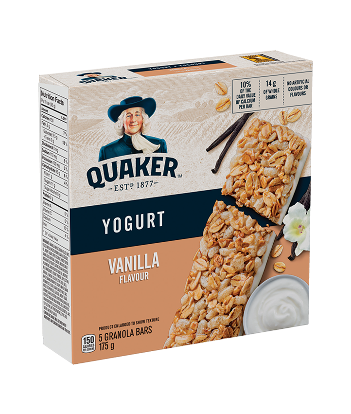 Quaker<sup>®</sup> Yogurt Vanilla Granola Bars 