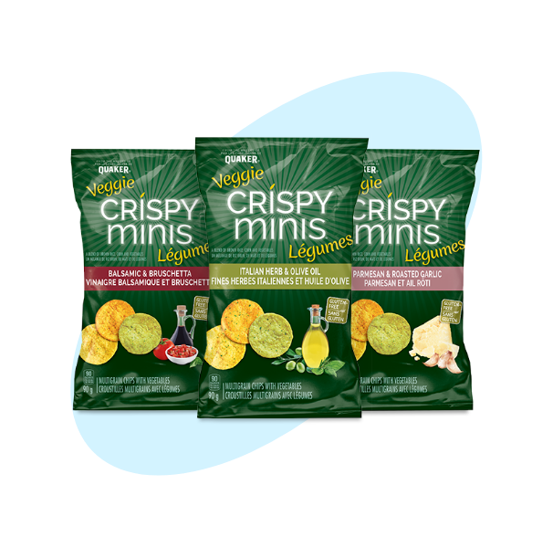 Croustilles multigrain Crispy Minis<sup>®</sup> Légumes